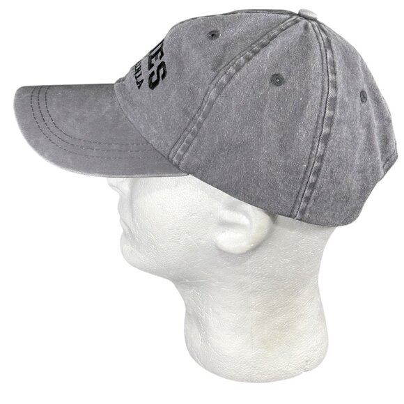 Fries Virginia Gray Baseball Cap One Size Fits All 100% Cotton Adjustable - Picture 2 of 7